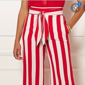 Eva Mendez candy striped Pillazo pants.